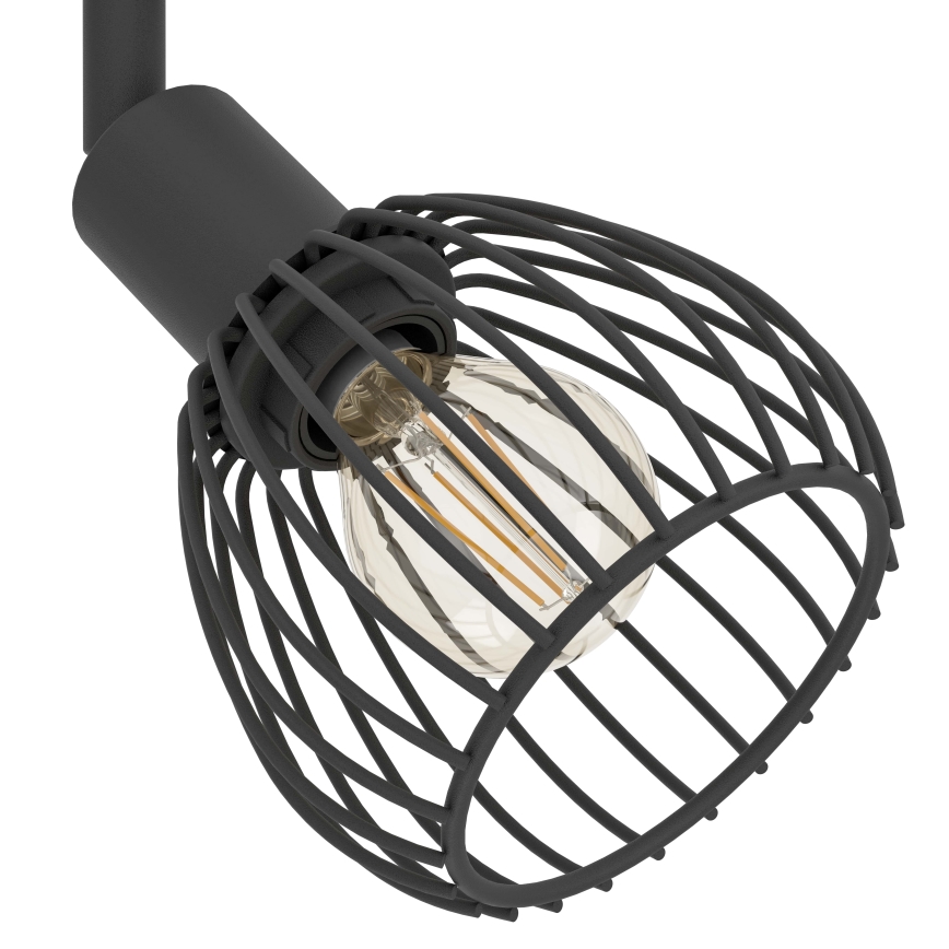 Eglo - Точечный светильник 3xE14/40W/230V черный