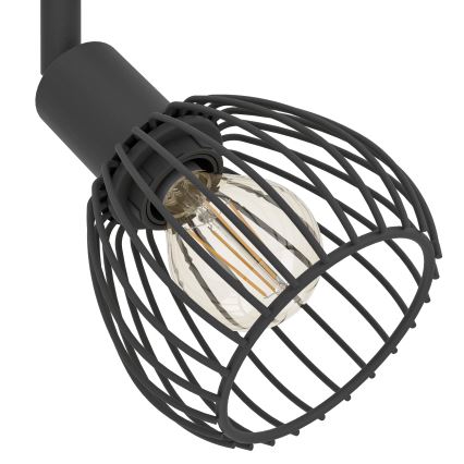Eglo - Точковий світильник 4xE14/40W/230V чорний