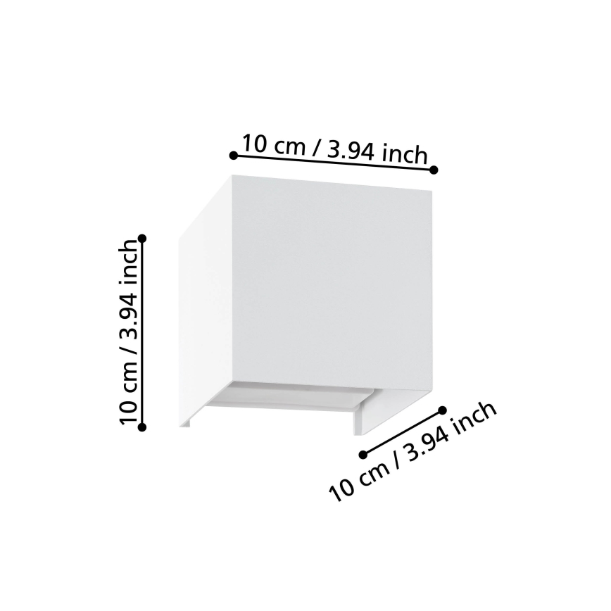 Eglo - Светодиодный настенный светильник 2xLED/1,5W/230V 3000K белый