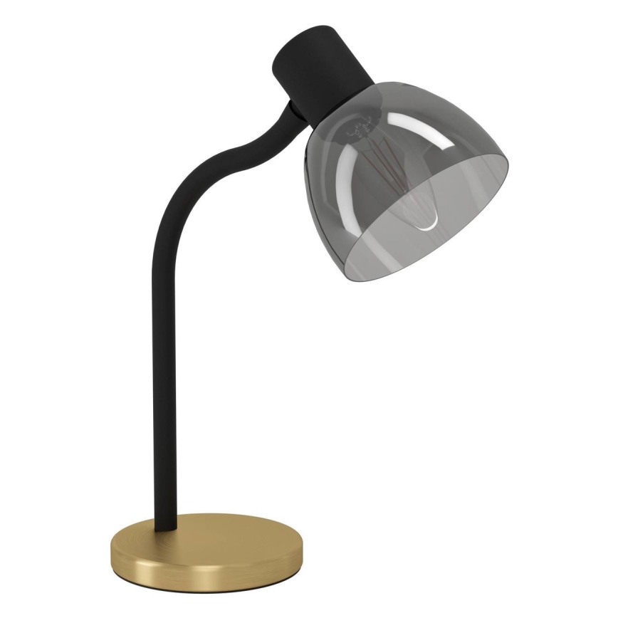 Eglo - Настольная лампа 1xE14/25W/230V золотистый/черный