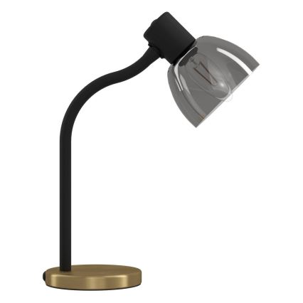 Eglo - Настольная лампа 1xE14/25W/230V золотистый/черный