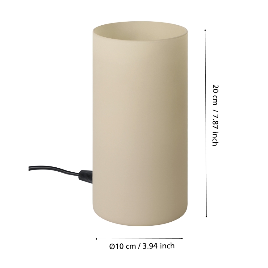 Eglo - Настольная лампа 1xE14/40W/230V бежевый