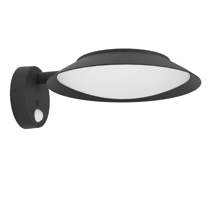 Eglo - Світлодіодний настінний світильник з датчиком на сонячній батареї LED/7W/3,7V IP44