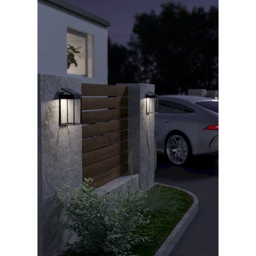 Eglo - Светодиодный настенный светильник на солнечной батарее с датчиком LED/6,5W/3,7V IP44