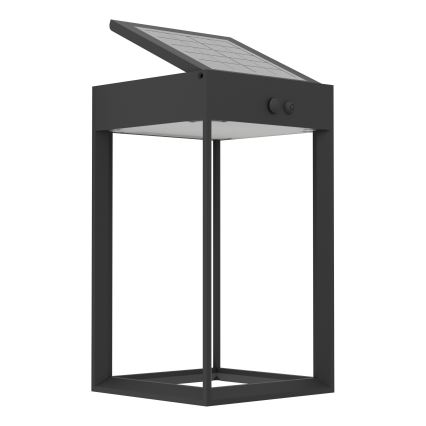 Eglo - Світлодіодний настінний світильник з датчиком на сонячній батареї LED/6,5W/3,7V IP44