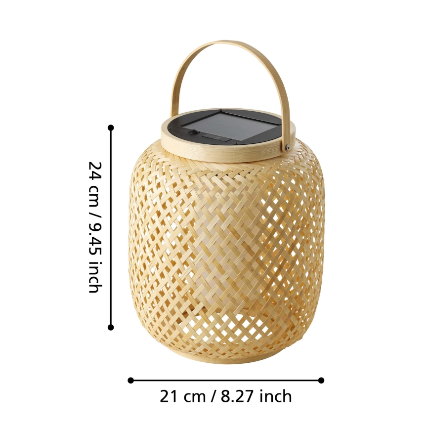 Eglo - Светодиодная настольная лампа на солнечной батарее LED/3,3W/3,7V 1800 mAh IP44