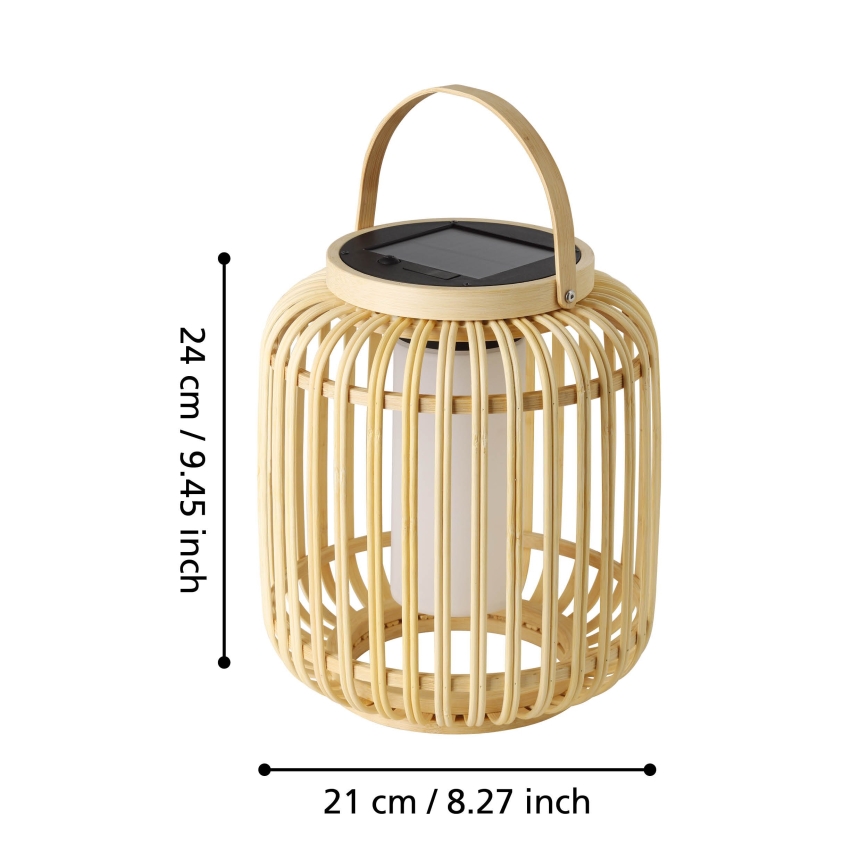 Eglo - Светодиодная настольная лампа на солнечной батарее LED/3,3W/3,7V 1800 mAh IP44