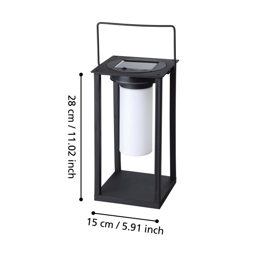 Eglo - Светодиодная настольная лампа на солнечной батарее LED/3,3W/3,7V IP44