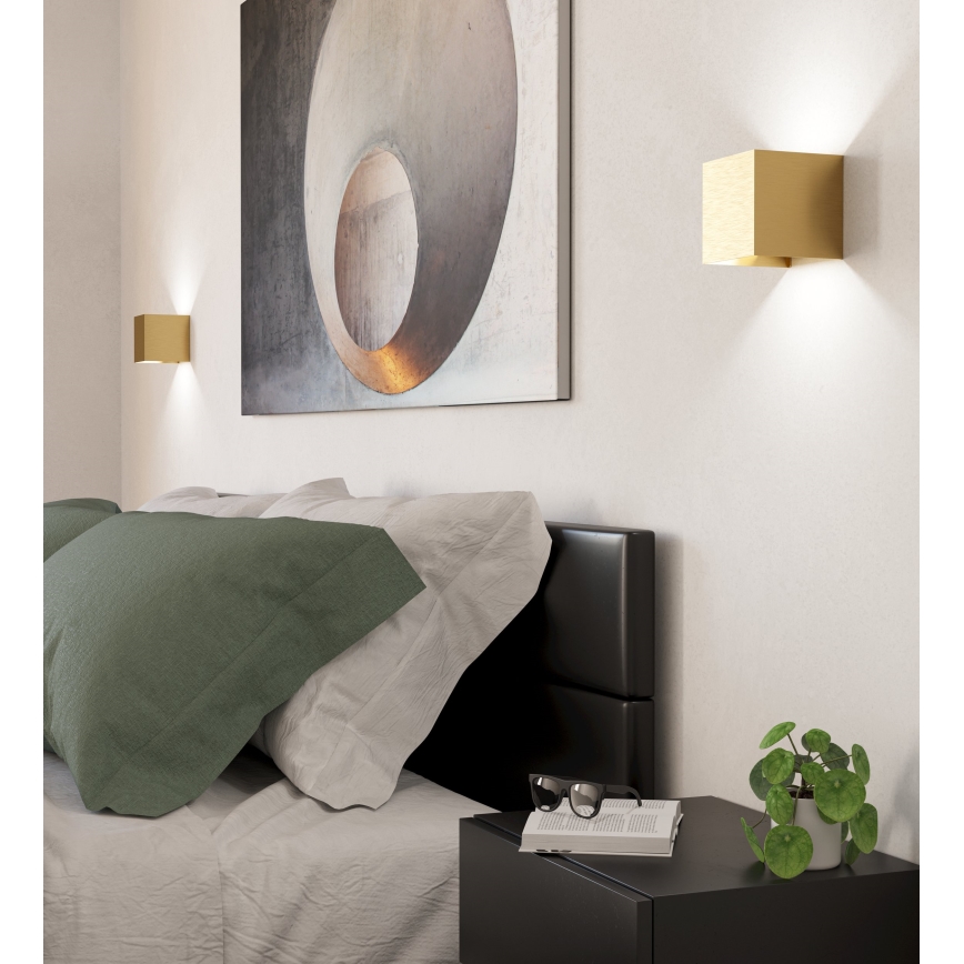 Eglo - Світлодіодний настінний світильник 2xLED/1,5W/230V 3000K золотий