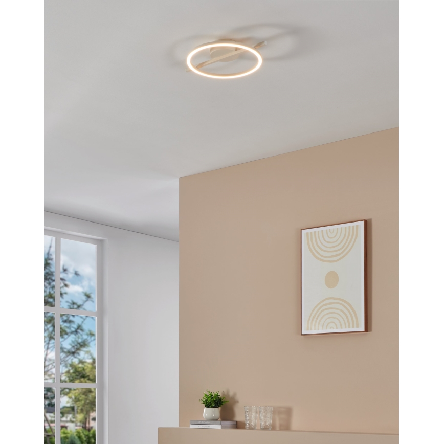 Eglo - Стельовий RGBW-світильник з регулюванням яскравості LED/17W/230V 2700-6500K білий + пульт дистанційного керування