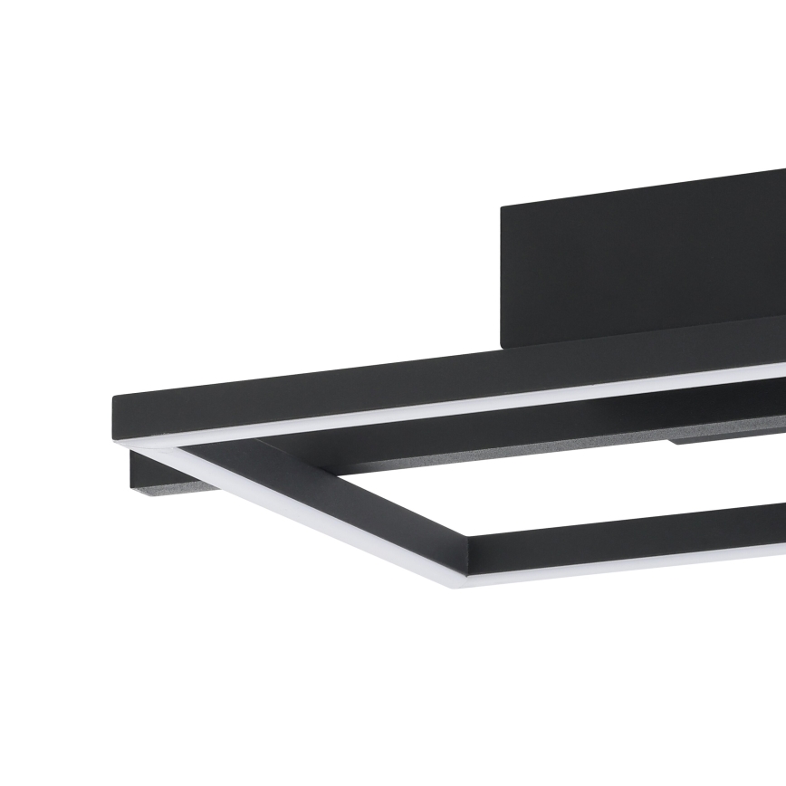 Eglo - Стельовий RGBW-світильник з регулюванням яскравості LED/17W/230V 2700-6500K чорний + пульт дистанційного керування