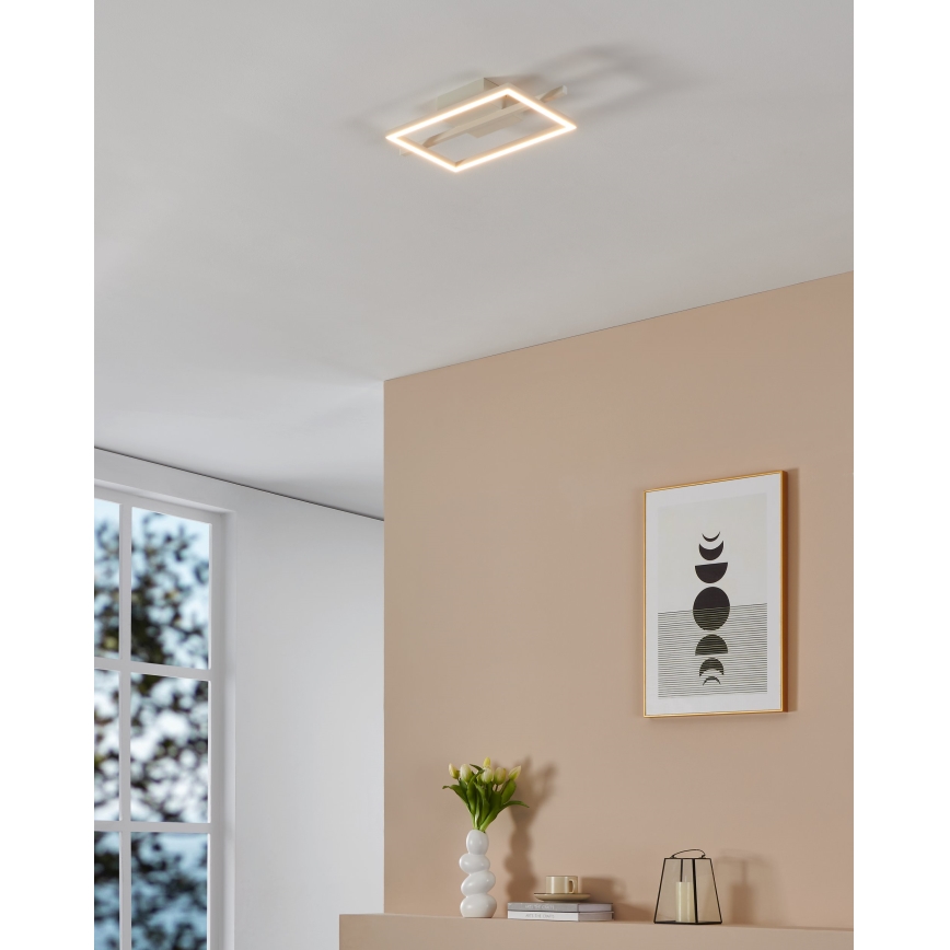 Eglo - Стельовий RGBW-світильник з регулюванням яскравості LED/17W/230V 2700-6500K білий + пульт дистанційного керування