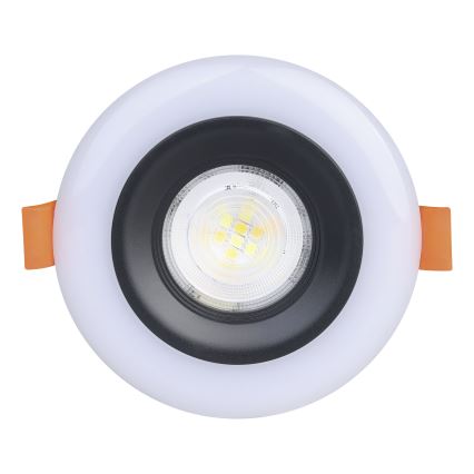 Eglo - НАБІР 3x LED RGBW Вбудований стельовий світильник для ванної з регулюванням яскравості 3xLED/3,8W/230V 2700-6500K IP44 + пульт дистанційного керування