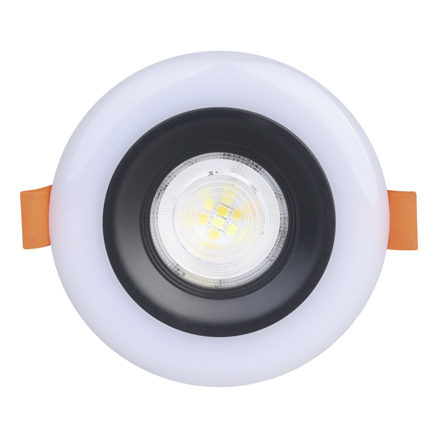 Eglo - НАБІР 3x LED RGBW Вбудований стельовий світильник для ванної з регулюванням яскравості 3xLED/3,8W/230V 2700-6500K IP44 + пульт дистанційного керування