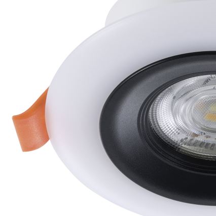 Eglo - НАБІР 3x LED RGBW Вбудований стельовий світильник для ванної з регулюванням яскравості 3xLED/3,8W/230V 2700-6500K IP44 + пульт дистанційного керування