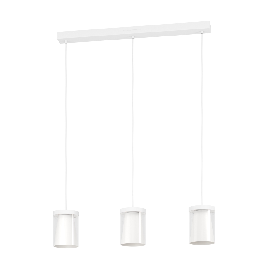 Eglo - Светодиодная подвесная RGBW-люстра с регулированием яркости 3xLED/3,7W/230V 2700-6500K белый ZigBee