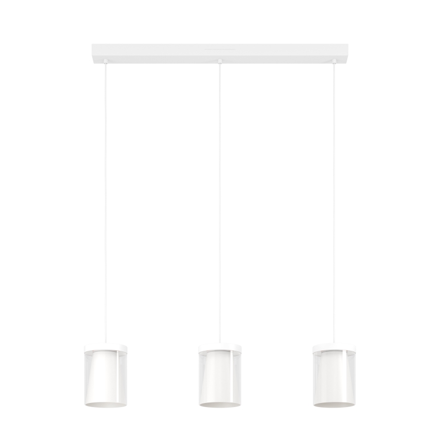 Eglo - Светодиодная подвесная RGBW-люстра с регулированием яркости 3xLED/3,7W/230V 2700-6500K белый ZigBee