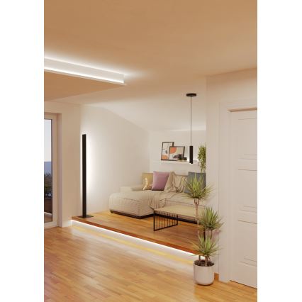 Eglo - LED RGBW Підвісна люстра з регулюванням яскравості LED/3,7W/230V 2700-6500K чорний