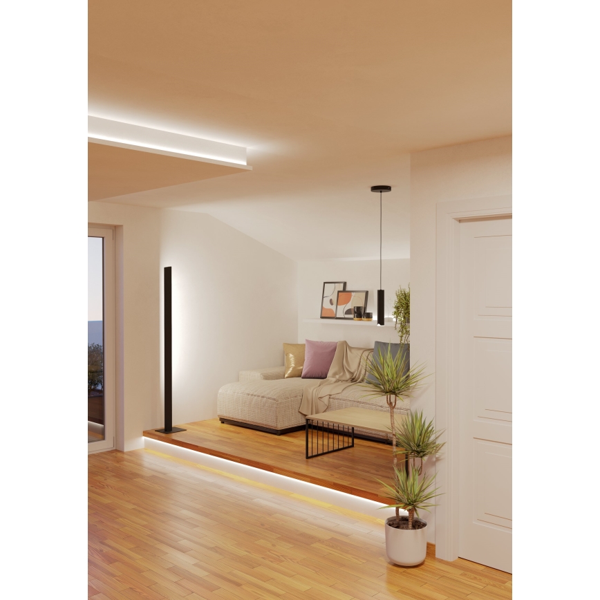 Eglo - LED RGBW Підвісна люстра з регулюванням яскравості LED/3,7W/230V 2700-6500K чорний