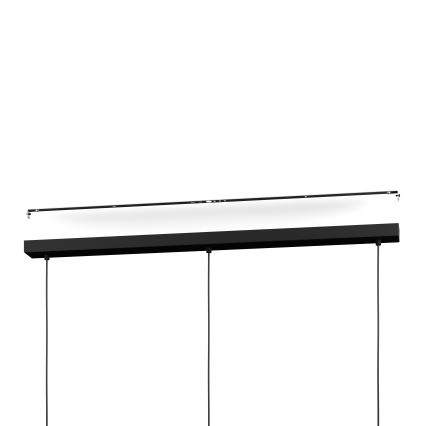 Eglo - Светодиодная подвесная RGBW-люстра с регулированием яркости 3xLED/3,7W/230V 2700-6500K черный