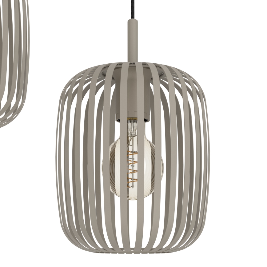 Eglo - Подвесная люстра на тросе 5xE27/40W/230V бежевая