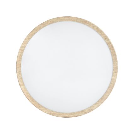 Eglo - Світлодіодний стельовий світильник для ванної кімнати LED/14,6W/230V IP44 бежевий