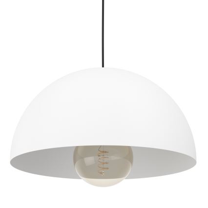Eglo - Підвісна люстра 1xE27/40W/230V діаметр 38 см білий