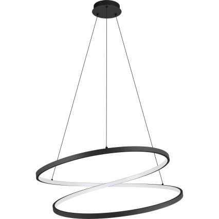 Eglo - Светодиодная подвесная люстра LED/42W/230V 3000K черный