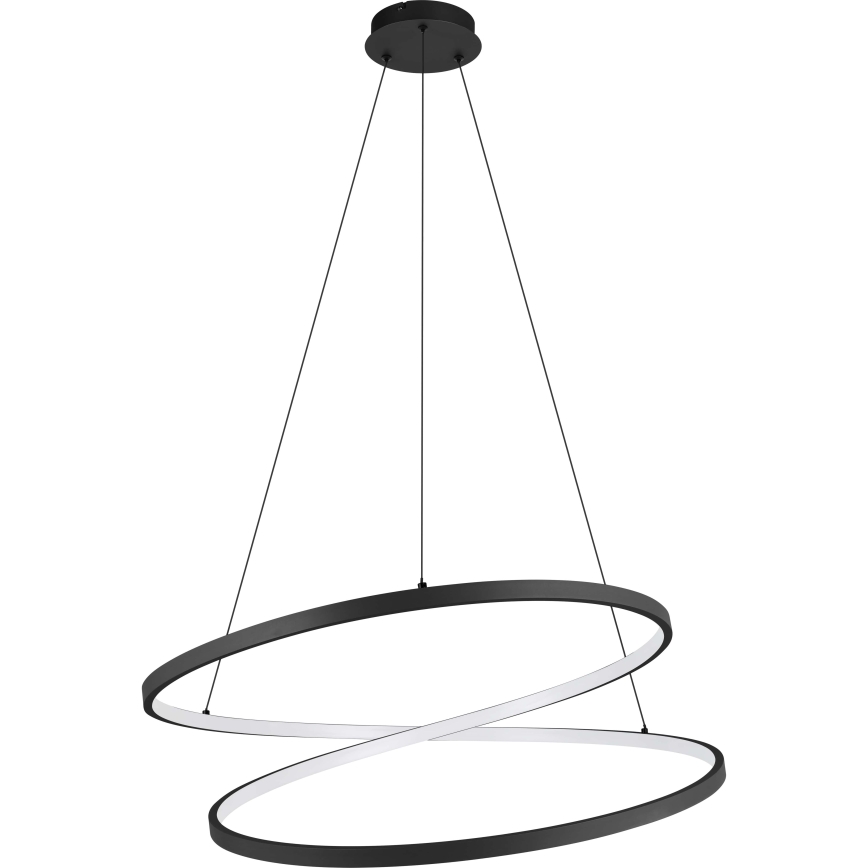 Eglo - Светодиодная подвесная люстра LED/42W/230V 3000K черный