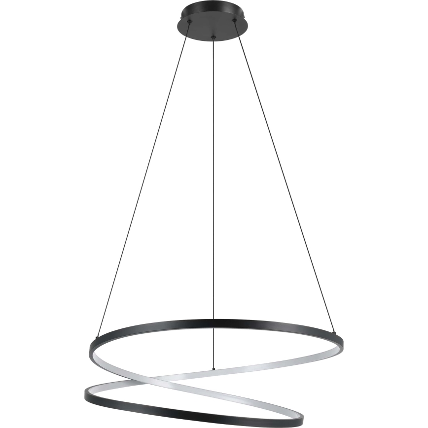 Eglo - Светодиодная подвесная люстра LED/42W/230V 3000K черный