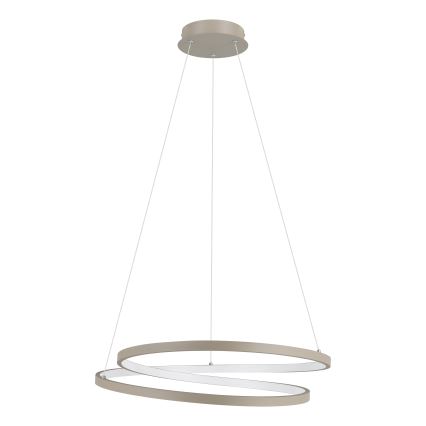 Eglo - Світлодіодна підвісна люстра LED/36W/230V 3000K бежевий