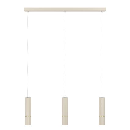 Eglo - Светодиодная подвесная люстра 3xGU10/5W/230V 3000K бежевый