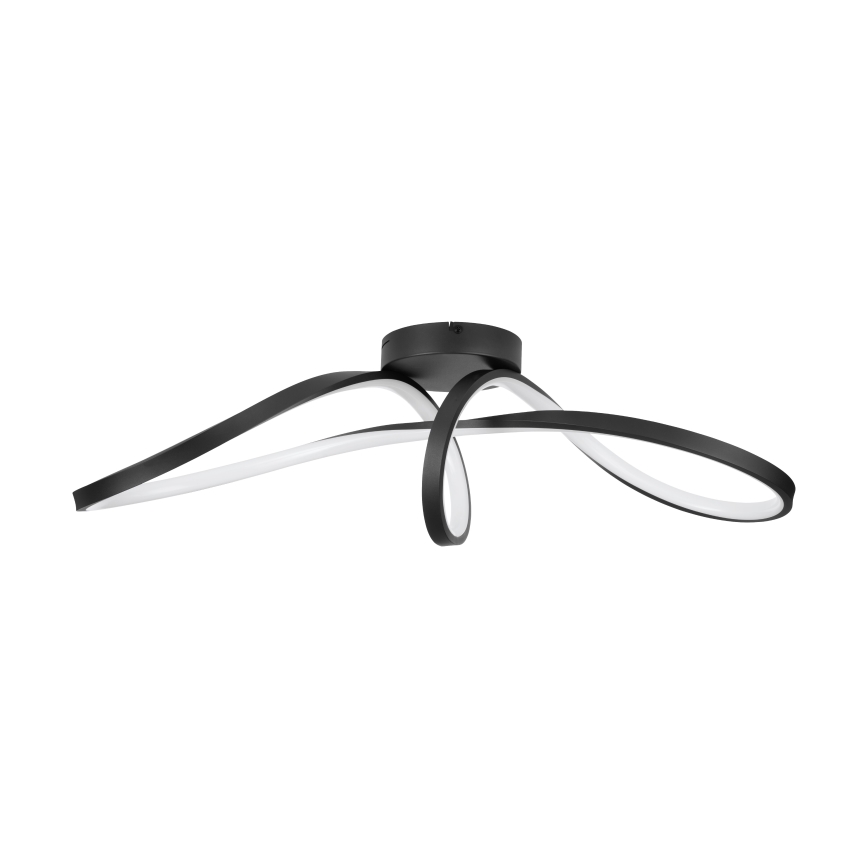 Eglo - Светодиодный потолочный RGBW-светильник с регулированием яркости LED/22W/230V 2700-6500K черный