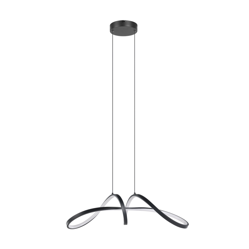 Eglo - LED RGBW Підвісна люстра з регулюванням яскравості LED/22W/230V 2700-6500K чорний