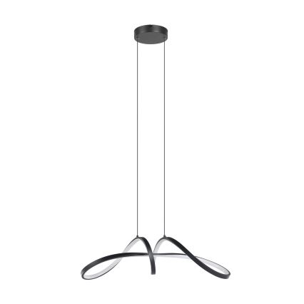 Eglo - LED RGBW Підвісна люстра з регулюванням яскравості LED/22W/230V 2700-6500K чорний