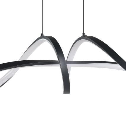Eglo - LED RGBW Підвісна люстра з регулюванням яскравості LED/22W/230V 2700-6500K чорний
