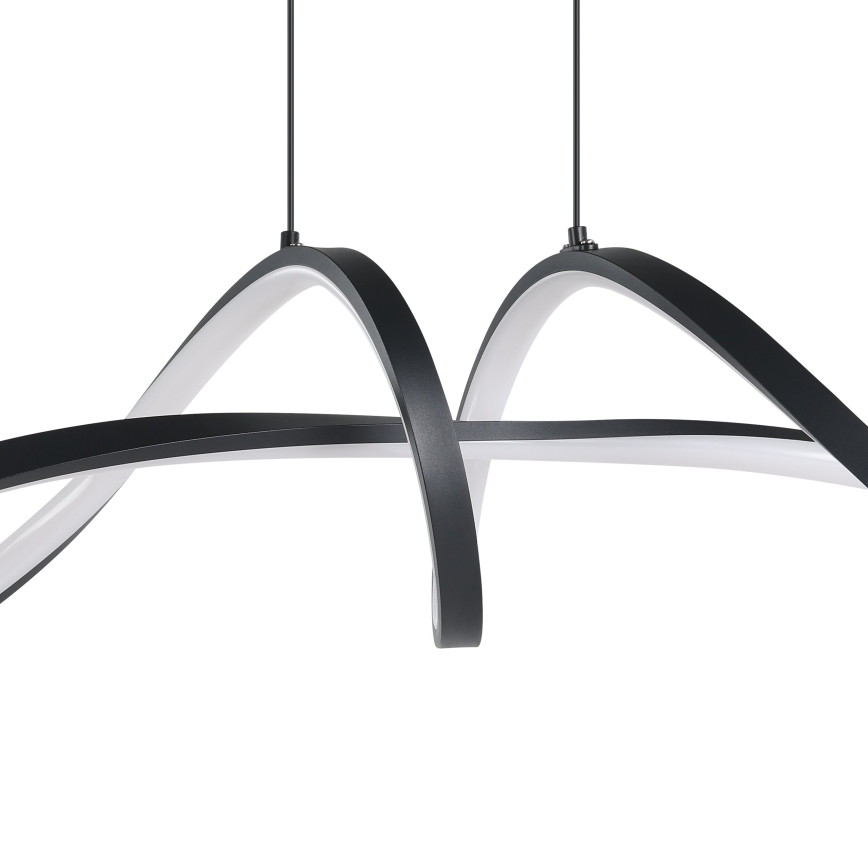 Eglo - LED RGBW Підвісна люстра з регулюванням яскравості LED/22W/230V 2700-6500K чорний
