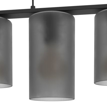 Eglo - Підвісна люстра COLOMERA 5xE27/40W/230V сірий