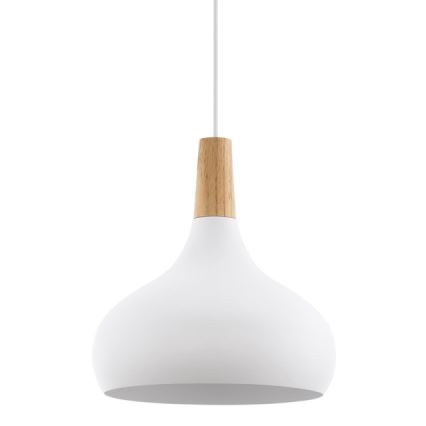 Eglo - Подвесная люстра 1xE27/60W/230V диаметр 28 см белый