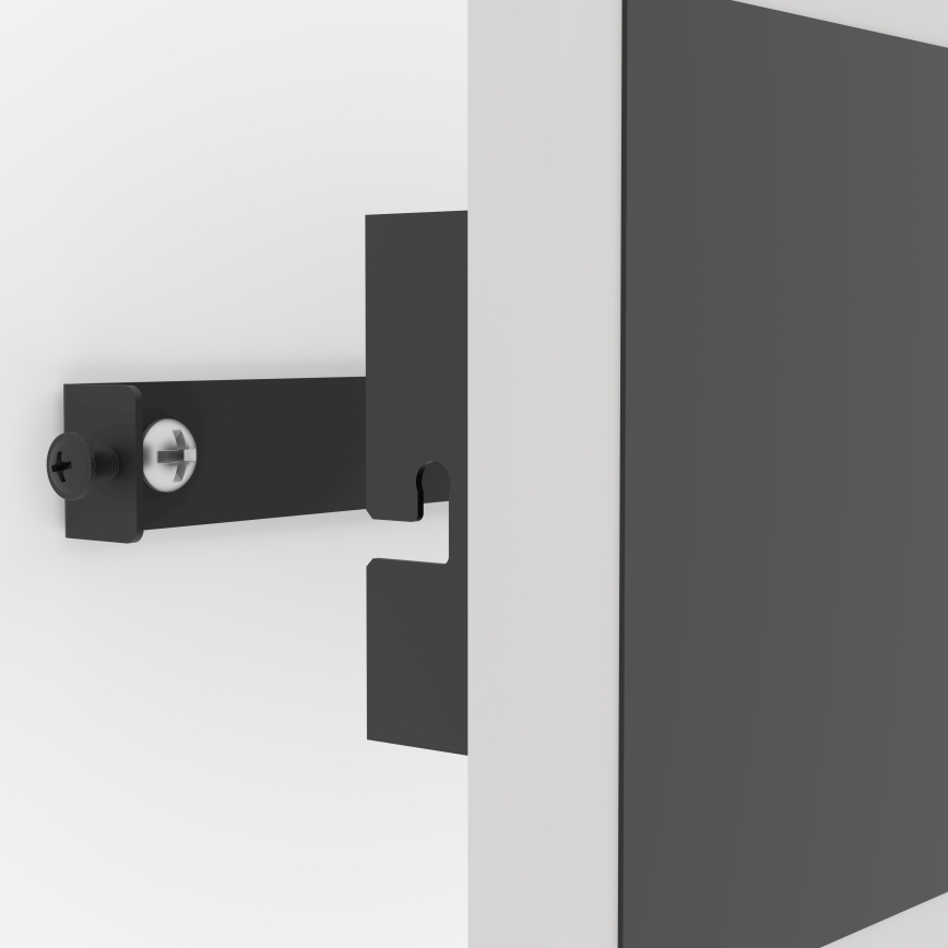 Eglo - Светодиодный настенный светильник LED/12W/230V 3000K 12x23 см черный