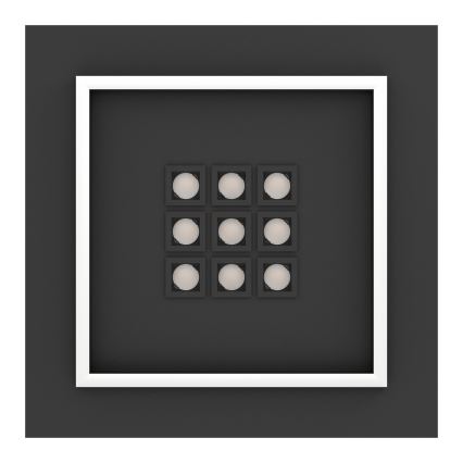 Eglo - Светодиодный потолочный светильник с регулированием яркости LED/21,4W/230V 2700-6500K черный + дистанционное управление
