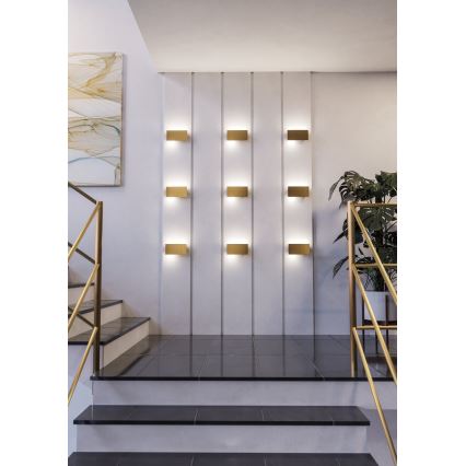 Eglo - Світлодіодний настінний світильник LED/6W/230V 3000K золотий