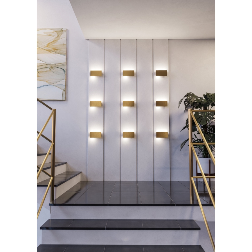 Eglo - Світлодіодний настінний світильник LED/6W/230V 3000K золотий