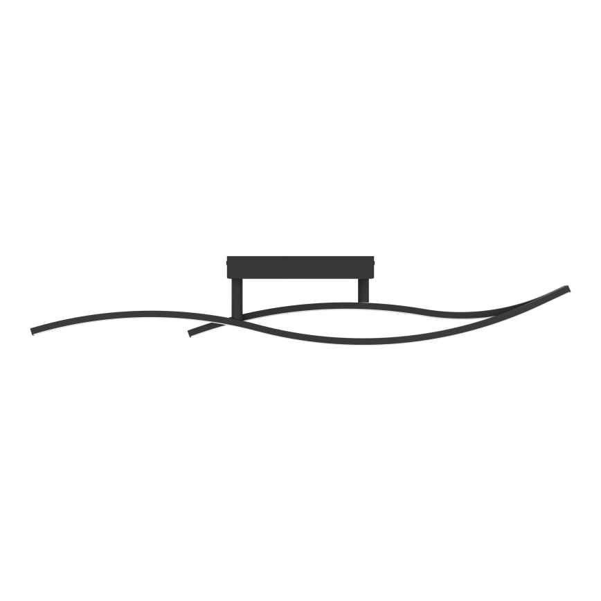 Eglo - Светодиодный потолочный светильник LED/12W/230V 4000K черный