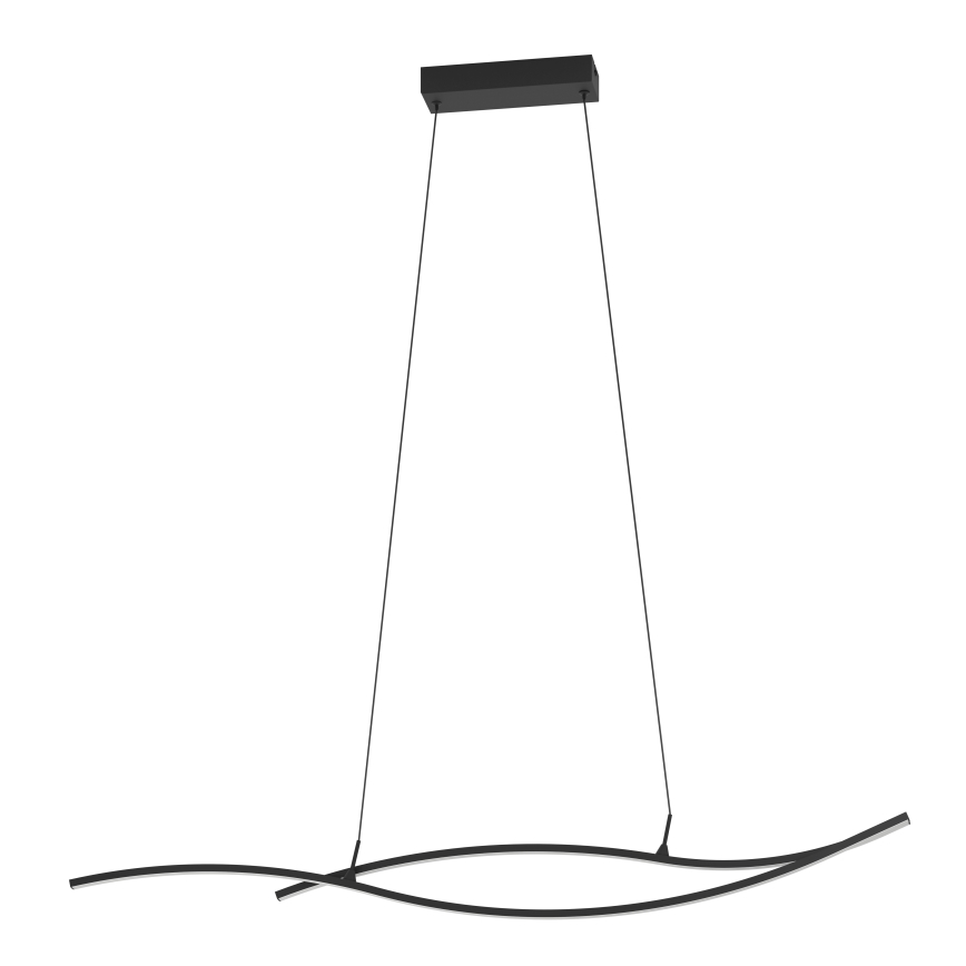 Eglo - Світлодіодна підвісна люстра LED/20W/230V 4000K чорний