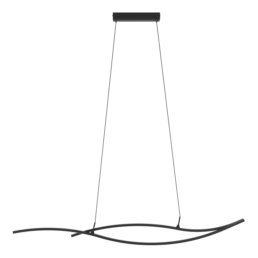 Eglo - Світлодіодна підвісна люстра LED/20W/230V 4000K чорний