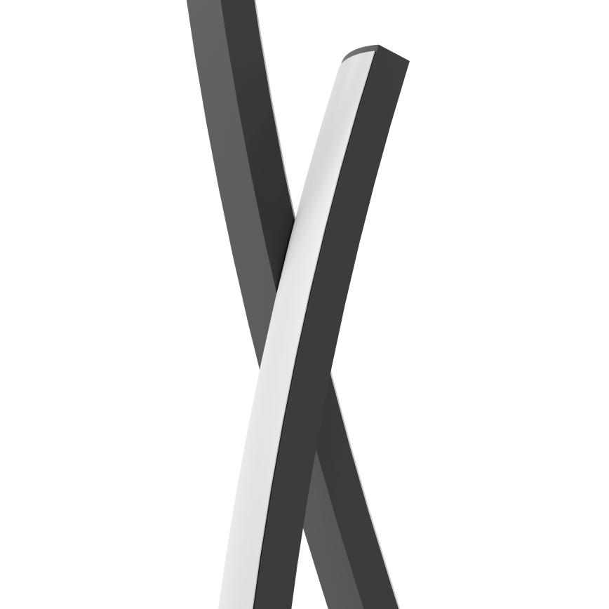 Eglo - Светодиодный торшер LED/20W/230V 4000K черный