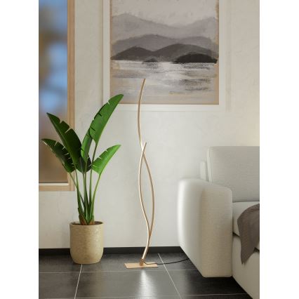 Eglo - Светодиодный торшер LED/20W/230V 4000K бежевый