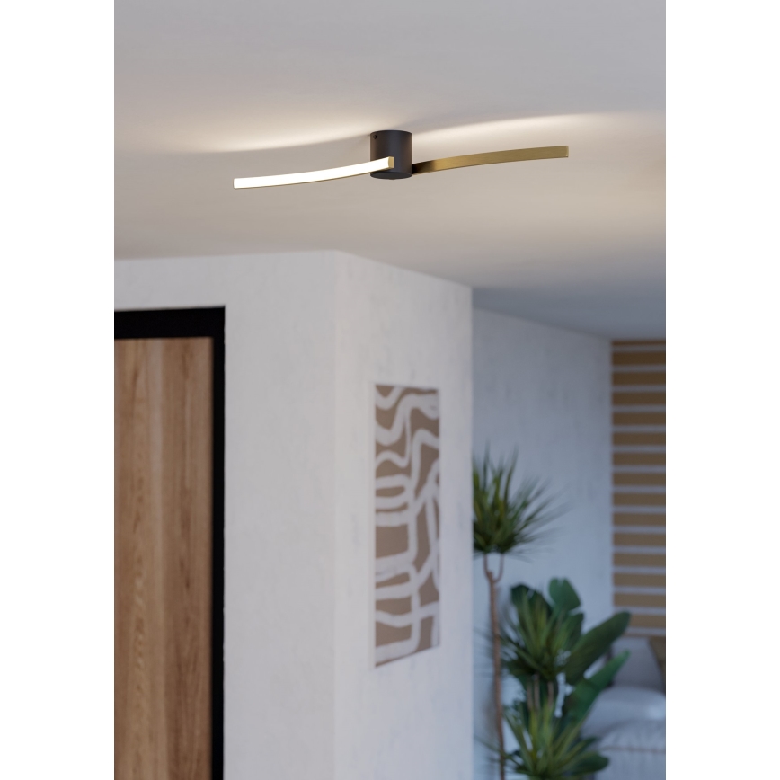 Eglo - Стельовий LED світильник LED/12W/230V 4000K золотий