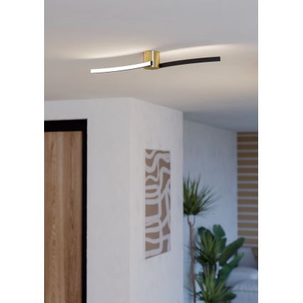 Eglo - Стельовий LED світильник LED/12W/230V 4000K чорний